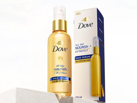 Dove  All Day Nourish + UV protect  Hair serum 100 ml For Sale