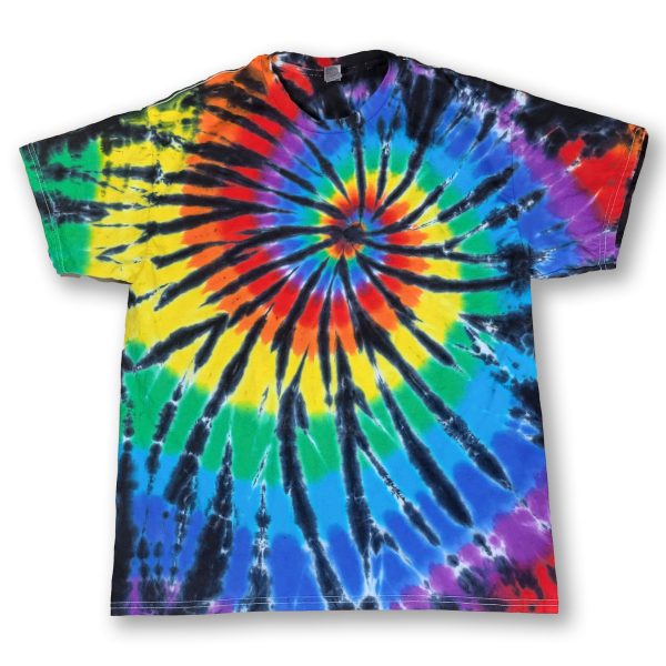 Rainbow Swirl w  Black - L For Cheap