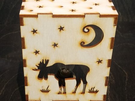 Intricate Wooden Night Light_Moose Online Hot Sale