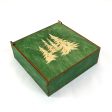 Square Gift Box - Green Cheap