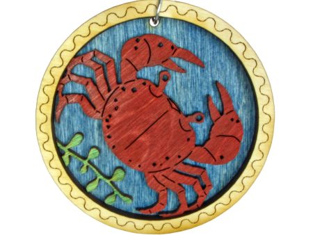 Layered Ornament - Crab on Sale