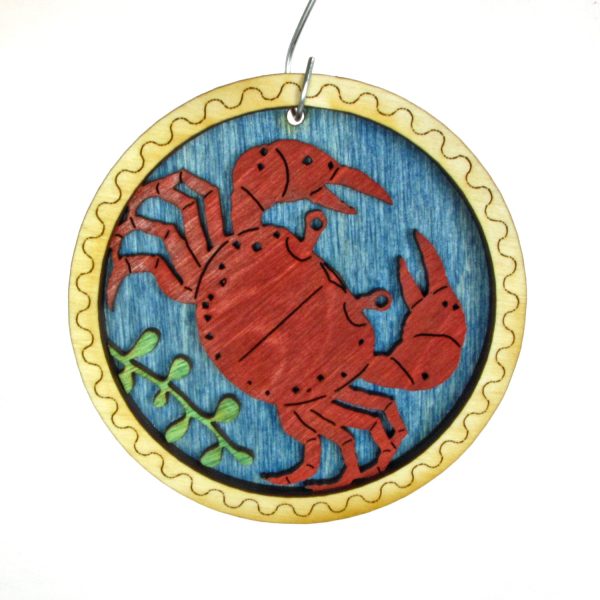 Layered Ornament - Crab on Sale