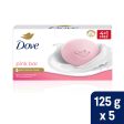 Dove Pink Beauty Bathing Bar - For Even Toned Glow | 5x125g Supply