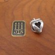 James Avery Open Heart Finial Charm 3D Sterling Silver Retired CHS1915 Sale