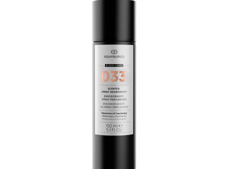 Deodorante spray profumato Black Label 033 Online Hot Sale