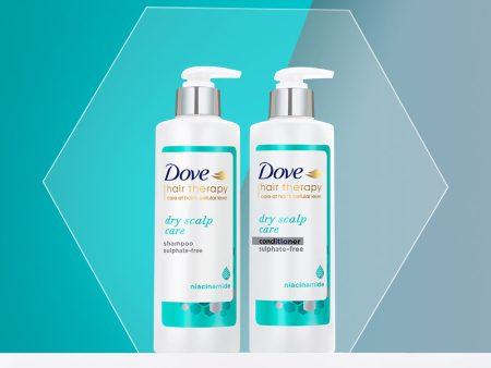 Dove Hair Therapy Dry Scalp Care Shampoo 380ml & Conditioner 380ml (Combo Pack) Supply