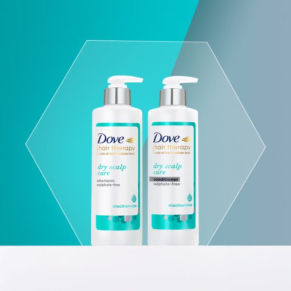 Dove Hair Therapy Dry Scalp Care Shampoo 380ml & Conditioner 380ml (Combo Pack) Supply