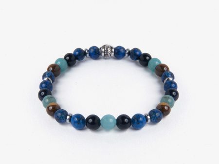 Bracciale con sfere cielo Cheap