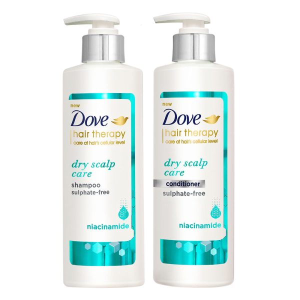 Dove Hair Therapy Dry Scalp Care Shampoo 380ml & Conditioner 380ml (Combo Pack) Supply