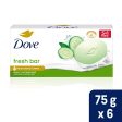 Dove Fresh Beauty Bathing Bar - For Refreshed and Nourished Skin | 6x75g on Sale