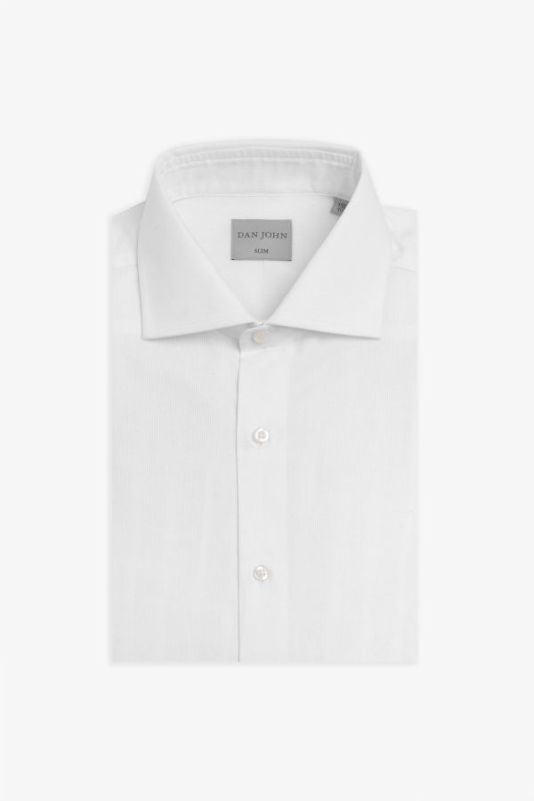 Camicia piquet bianca slim Supply