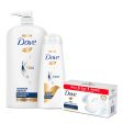 Dove Intense Repair Shampoo 1L, Conditioner 335ml & Cream Beauty Bar 125g (Buy 4 Get 1 Free) on Sale