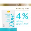 Dove Exfoliate Away  Beauty Bar with 4% Refining serum + AHA, 125 g For Cheap