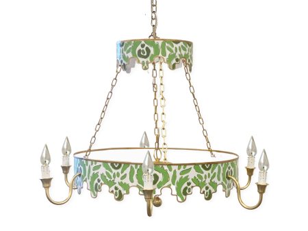 Beaufont in Green Chandelier Online now