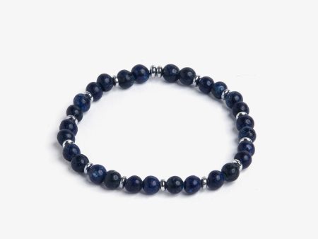 Bracciale con sfere total blue Online Sale