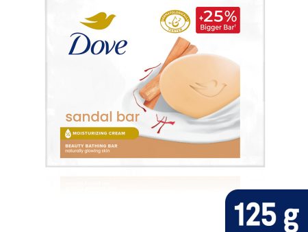 Dove Sandal Beauty Bathing Bar - For Natural Glowing Skin | 3x125g Online Sale