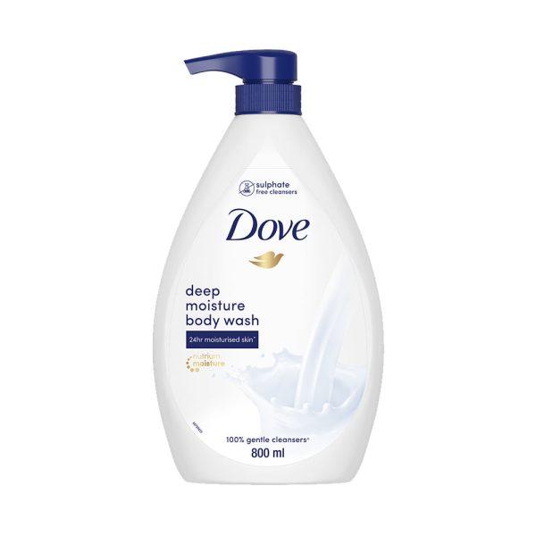 Dove Deeply Nourishing Body Wash 800ml & Gentle Exfoliating Beads Body Wash 800ml (Combo Pack) Supply