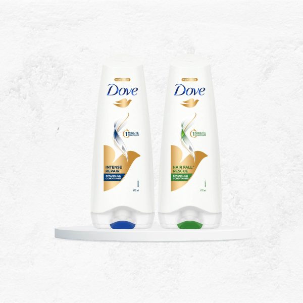 Dove Intense Repair & Hair Fall Rescue Conditioner 175ml (Combo Pack) on Sale