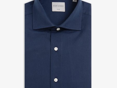 Camicia oxford blu slim Online Sale