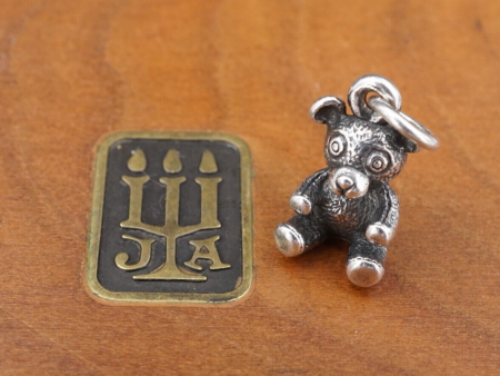 James Avery Teddy Bear Charm 3D Sterling Silver Rare Retired CHS1767 Discount