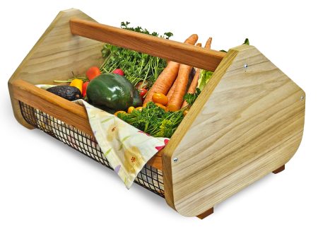 Heirloom Quality Solid Wood Garden Basket Online now