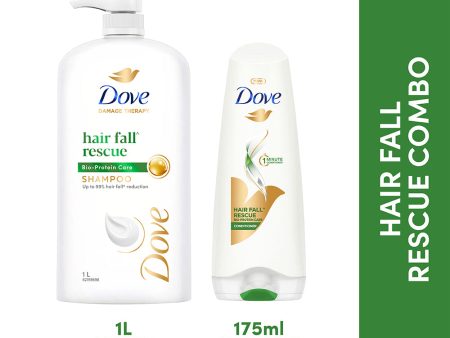 Dove Hair Fall Rescue Shampoo 1L & Conditioner 175ml (Combo Pack) Online