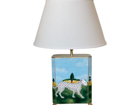 Dana Gibson White Leopard Walking Lamp Online Hot Sale