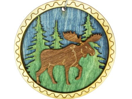 Layered Ornament - Moose For Sale