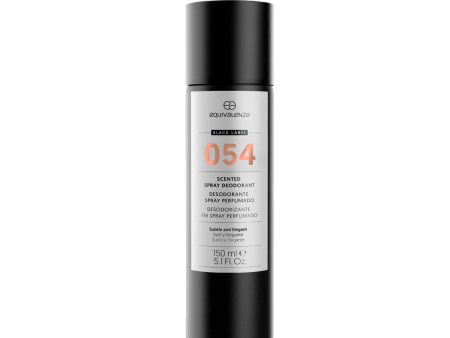 Deodorante spray profumato Black Label 054 Fashion