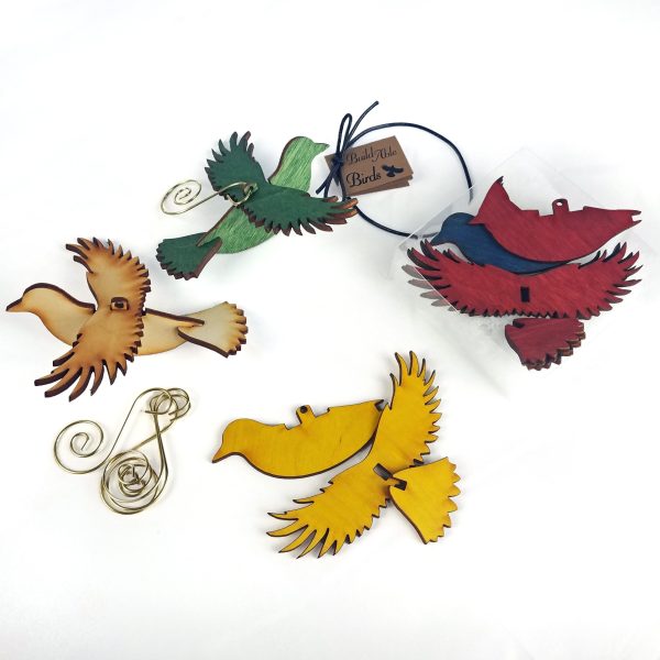 Build-Able Bird Ornament - Set of 5 Cheap