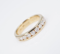 14k Gold Diamond Wedding Band Ring Half Eternity 1ctw Stacker Sz 6.5 RG4109 Discount