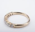 18k Gold Diamond Band Ring Half Eternity 1 2 ctw Size 5.75 RG4195 Supply