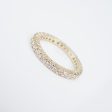 14k Yellow Gold 1ct Natural Diamond Eternity Band Ring Size 6 Anniversary RG4392 Online Sale