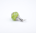 James Avery Lime Green Dot Glass Finial Charm Sterling Silver Retired CHS1994 Online Hot Sale