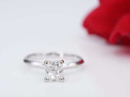 14k 0.9ct Diamond Engagement Ring Sz 5.5 James Allen Solitaire F SI2 GIA RG4104 Online Sale