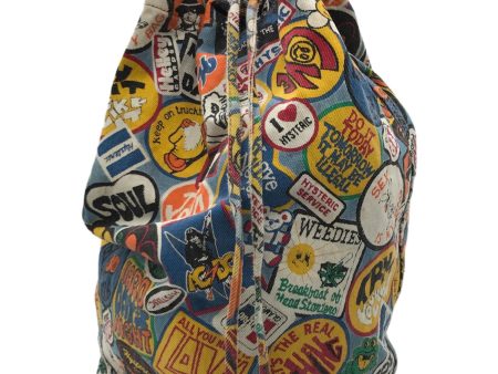 [Pre-owned] Hysteric Glamour Canvas backpack with all over pattern 2Qb-5380 2Qb-5380 Online Hot Sale