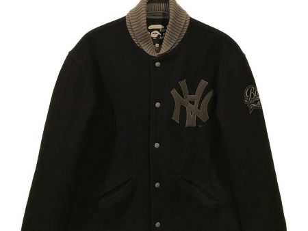 [Pre-owned] A BATHING APE Old Wool Varsity Jacket Discount