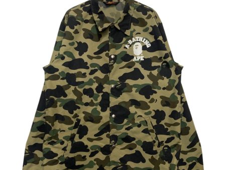 [Pre-owned] A BATHING APE 1ST CAMO COACH JACKET First Camo Coach Jacket Hot on Sale